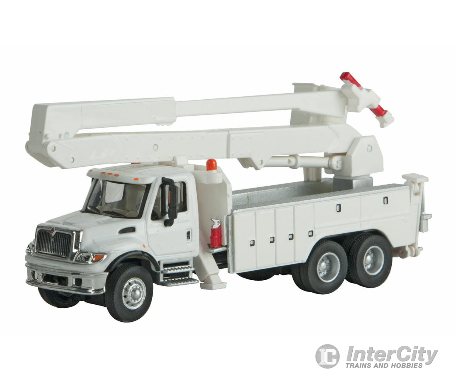 Walthers Scenemaster 11753 International(R) 7600 Utility Truck W/Bucket Lift - Assembled -- White