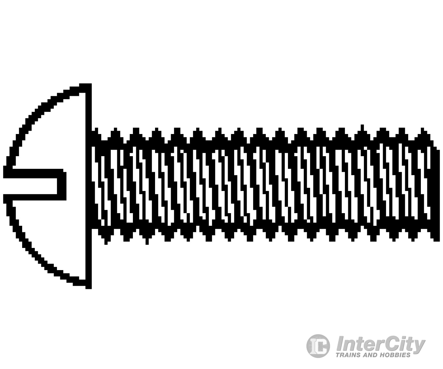 Walthers Scenemaster 1177 Nylon Round Head Machine Screws Pkg(12) -- 2-56; 5/8 X.086’ 1.59.22Cm