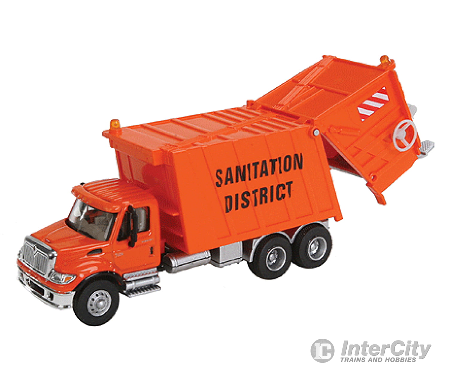 Walthers Scenemaster 11770 International(R) 7600 Garbage Truck - Assembled -- Sanitation District