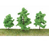 Walthers Scenemaster 1183 Spring Trees Pkg(10) -- 3-3/8 To 5-1/2’ 8 14Cm W/Pin Base & Vegetation