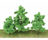 Walthers Scenemaster 1183 Spring Trees Pkg(10) -- 3-3/8 To 5-1/2’ 8 14Cm W/Pin Base & Vegetation