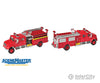 Walthers Scenemaster 11841 International(R) 4900 Crew Cab Fire Engine - Assembled -- Red Cars &