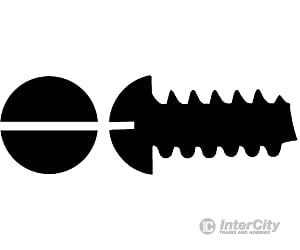 Walthers Scenemaster 1189 #2 Self-Tapping Steel Sheet Metal Screws Pkg(24) -- 3/16 X.088’.48.22Cm