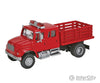 Walthers Scenemaster 11892 International(R) 4900 Fire Department Utility Truck - Assembled -- Red