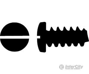 Walthers Scenemaster 1190 #2 Self-Tapping Steel Sheet Metal Screws Pkg(24) -- 1/4 X.088’.64.22Cm