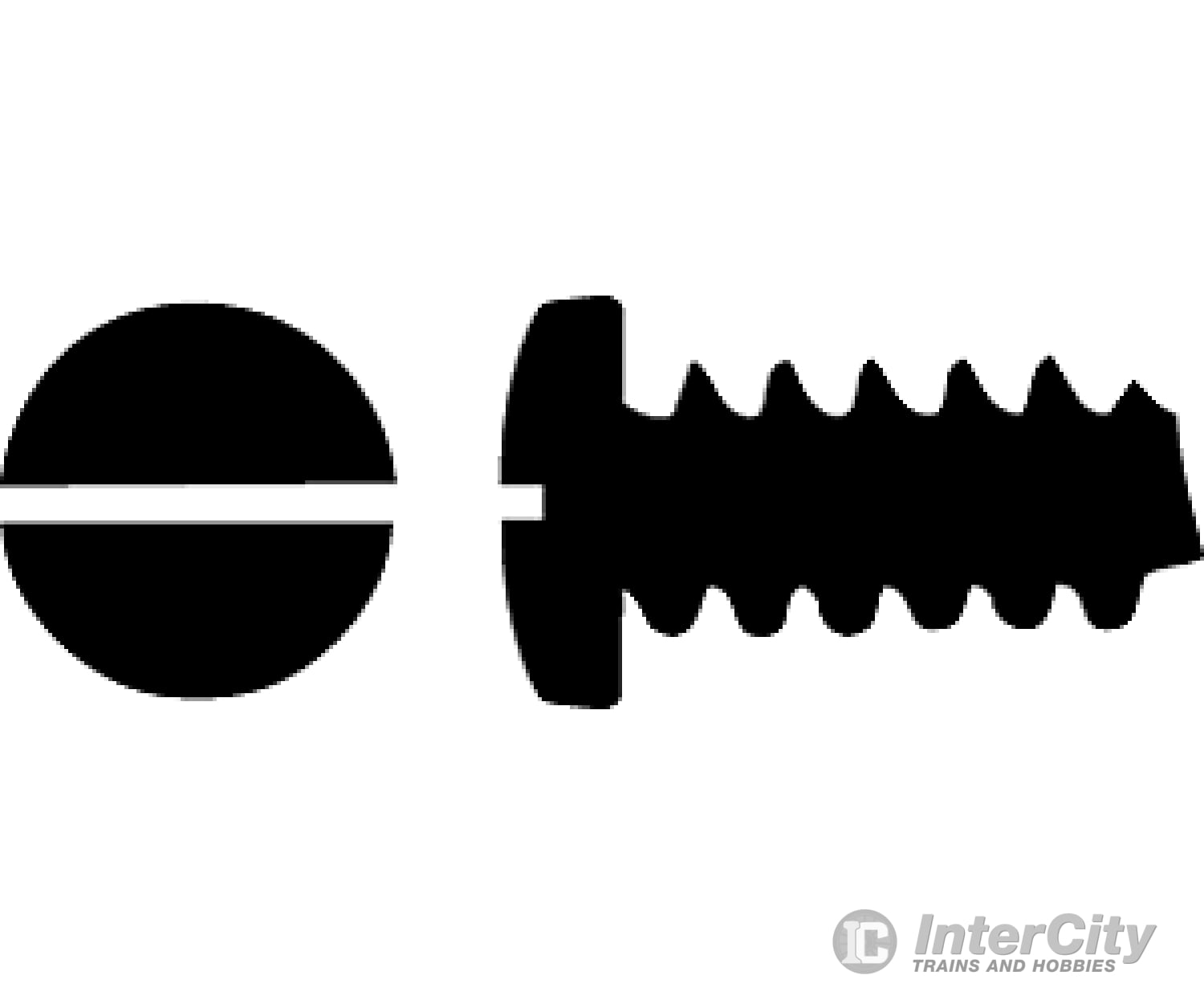 Walthers Scenemaster 1190 #2 Self-Tapping Steel Sheet Metal Screws Pkg(24) -- 1/4 X.088’.64.22Cm