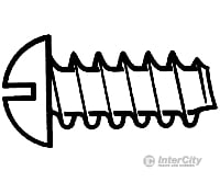 Walthers Scenemaster 1191 #2 Self-Tapping Steel Sheet Metal Screws Pkg(24) -- 1/2 X.088’