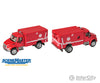 Walthers Scenemaster 11931 International(R) 4300 Ems Ambulance - Assembled -- Red Cars & Trucks