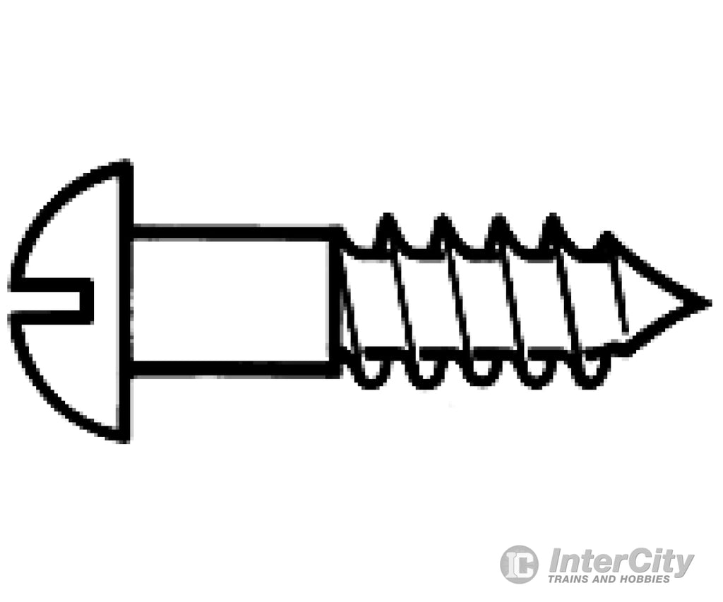 Walthers Scenemaster 1199 Brass Or Brass-Plated Wood Screws Pkg(24) -- #2; 1/2 X.086’ 1.27.22Cm