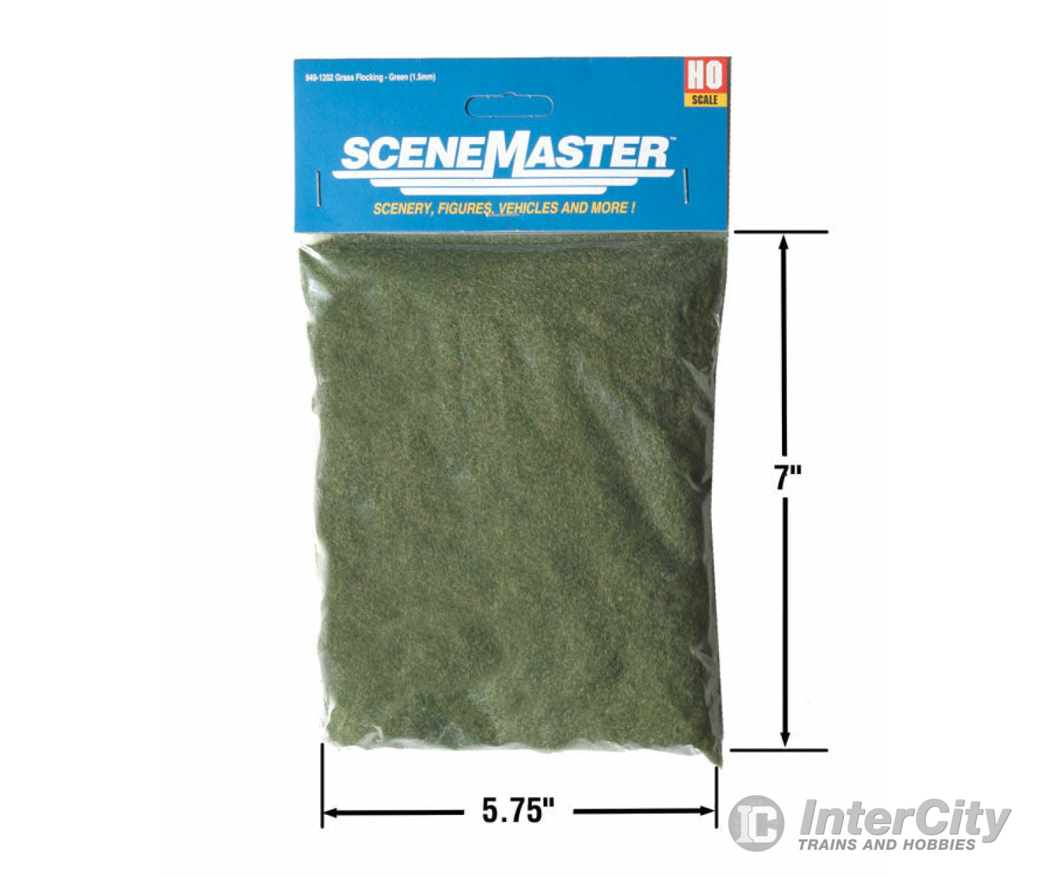 Walthers Scenemaster 1202 Static Grass Flocking -- Green Blend 1/16’ 1.5Mm Fibers 3-1/2Oz 100G &