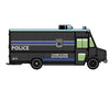 Walthers Scenemaster 12105 Morgan Olson(R) Route Star Van -- Police - Crime Scene Investigation Cars