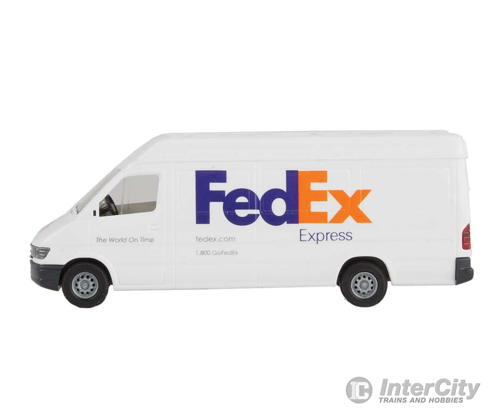 Walthers Scenemaster 12203 Delivery Van - Assembled -- Fedex Express (White Purple Orange) Cars &