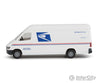 Walthers Scenemaster 12208 Delivery Van - Assembled -- United States Postal Service (White Blue Red;