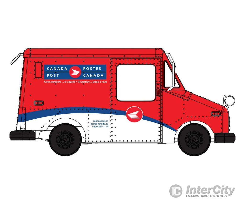 Walthers SceneMaster 12255 Long Life Vehicle (LLV) Mail Truck -- Canada Post (1998-Present Scheme) Cars & Trucks