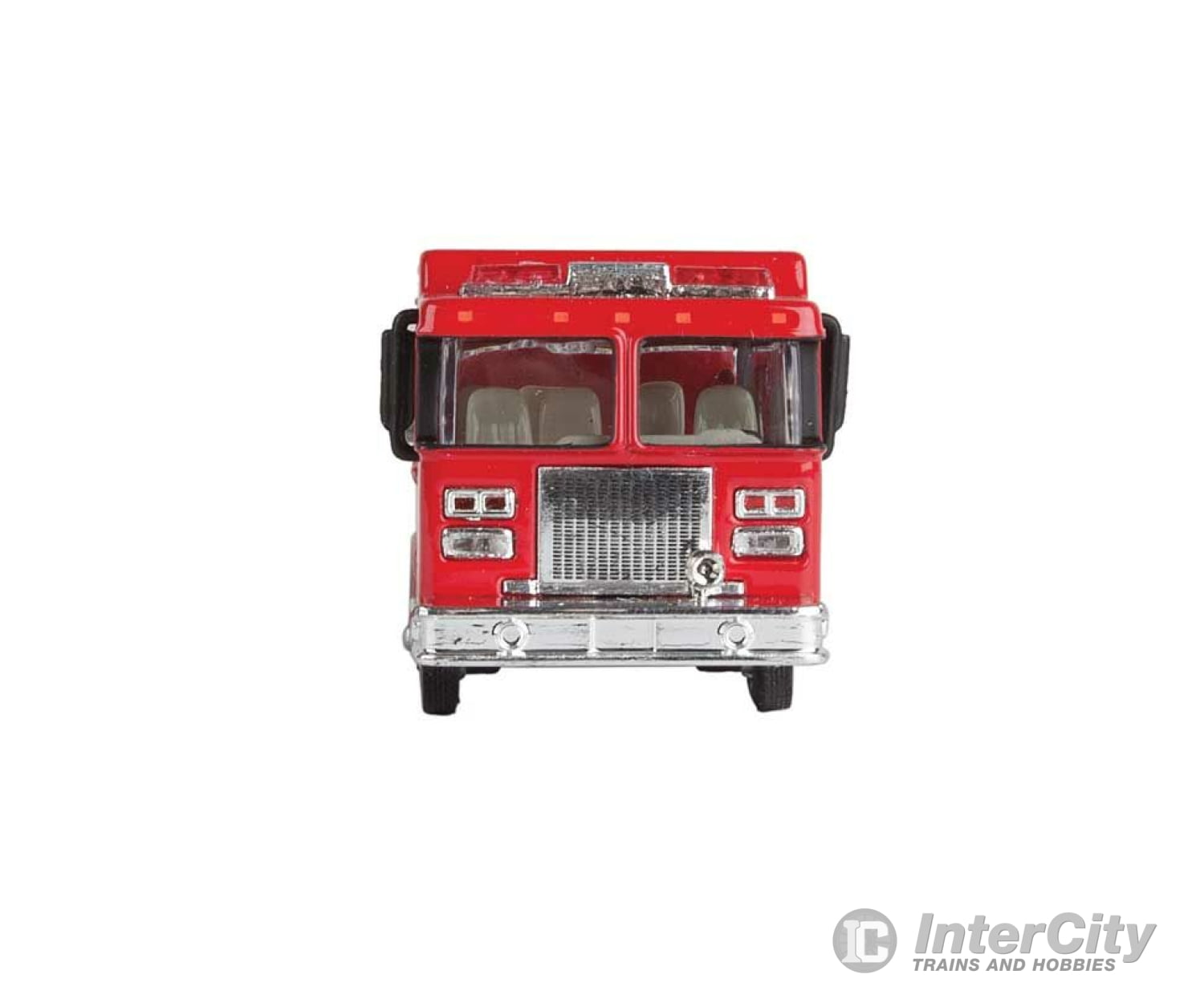 Walthers Scenemaster 13800 Heavy-Duty Fire Engine - Assembled -- Red Cars & Trucks