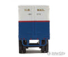 Walthers Scenemaster 2426 35’ Fluted-Side Trailer 2-Pack - Assembled -- Us Mail (Blue White Red