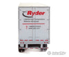 Walthers Scenemaster 2455 53’ Stoughton Trailer 2-Pack - Assembled -- Ryder Freight Loads &