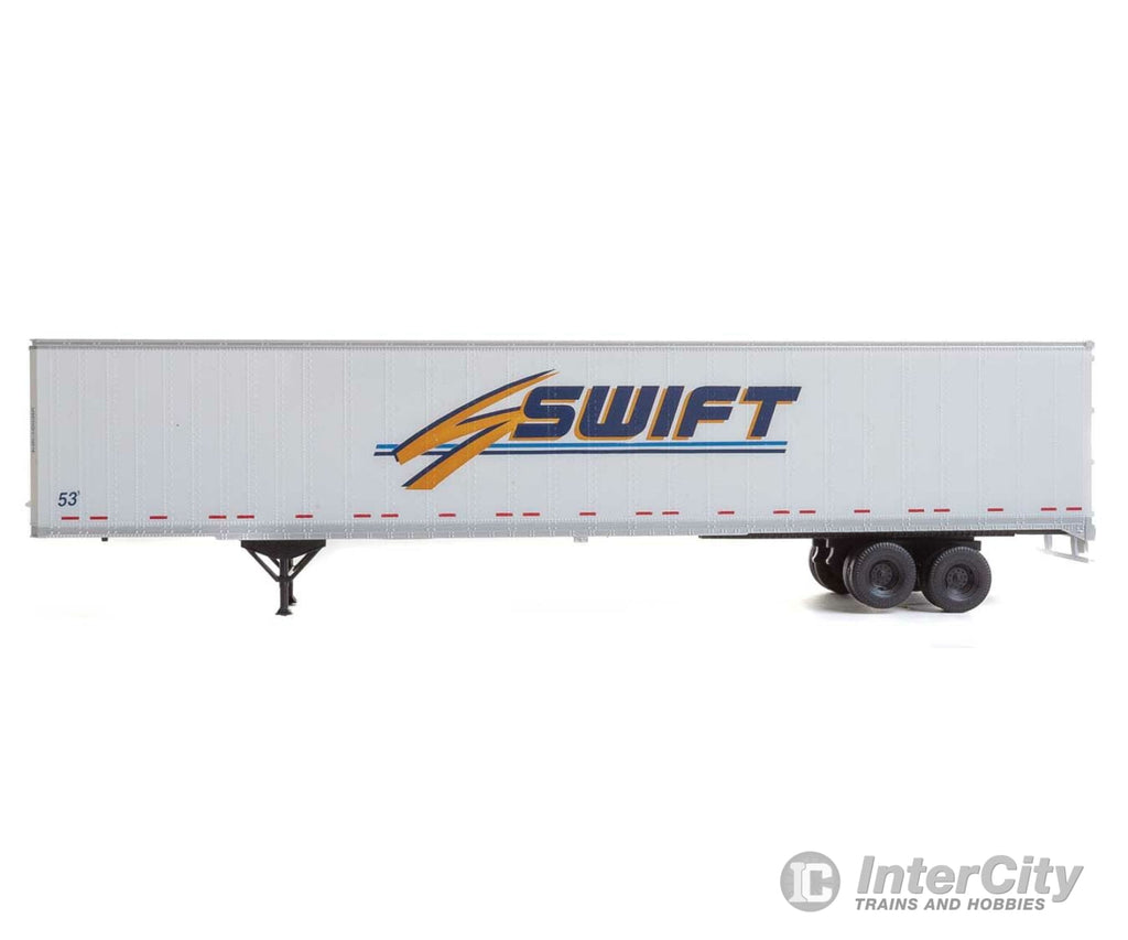 Walthers Scenemaster 2457 53’ Stoughton Trailer 2-Pack - Assembled -- Swift Freight Loads &