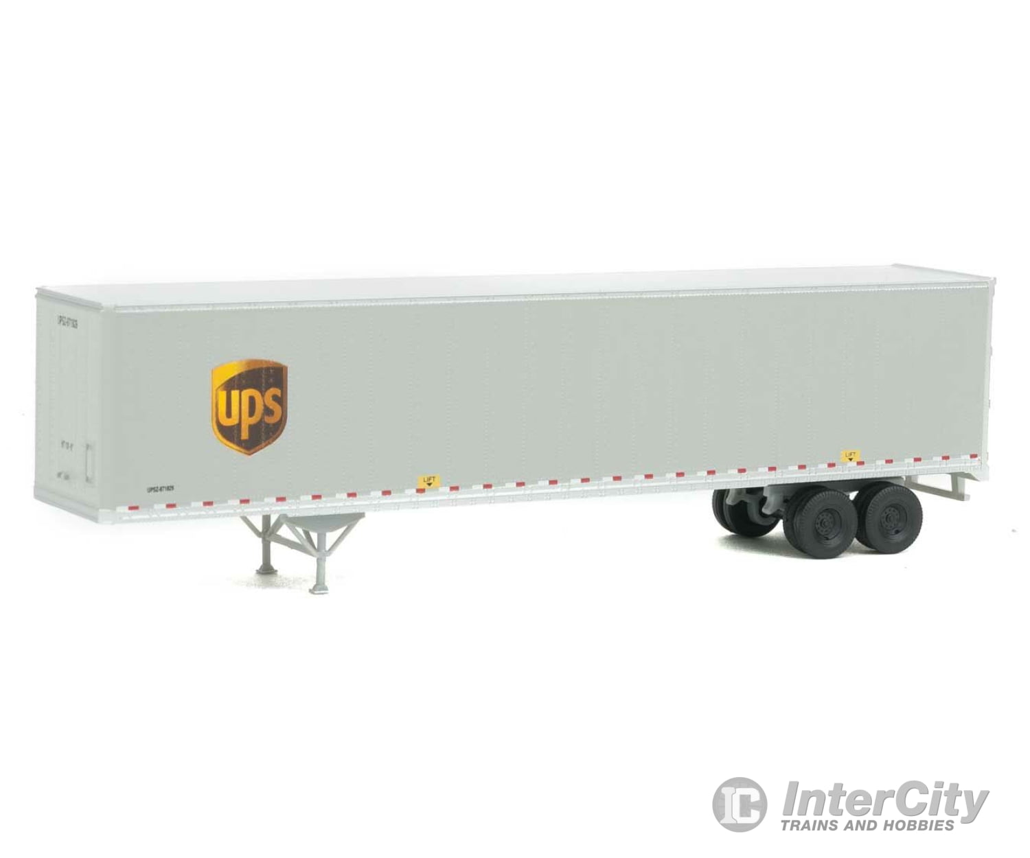 Walthers Scenemaster 2459 53’ Stoughton Trailer 2-Pack - Assembled -- United Parcel Service