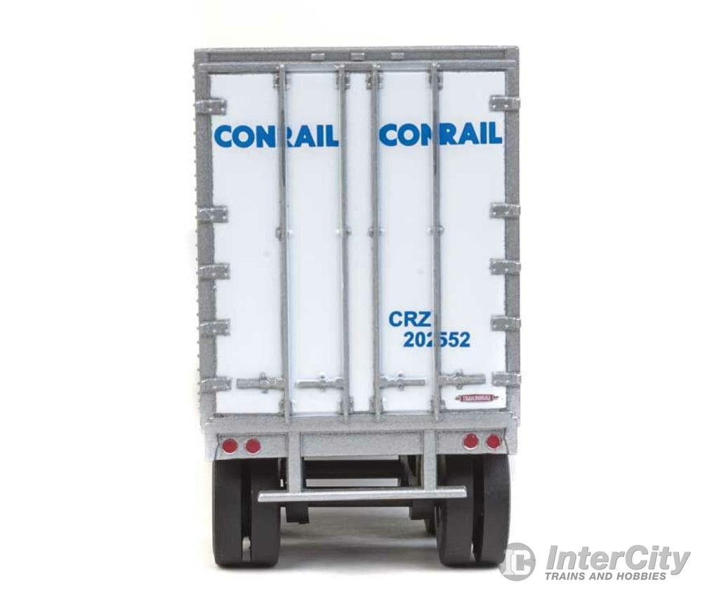 Walthers Scenemaster 2504 40’ Trailmobile Trailer 2-Pack- Assembled -- Conrail Freight Loads &