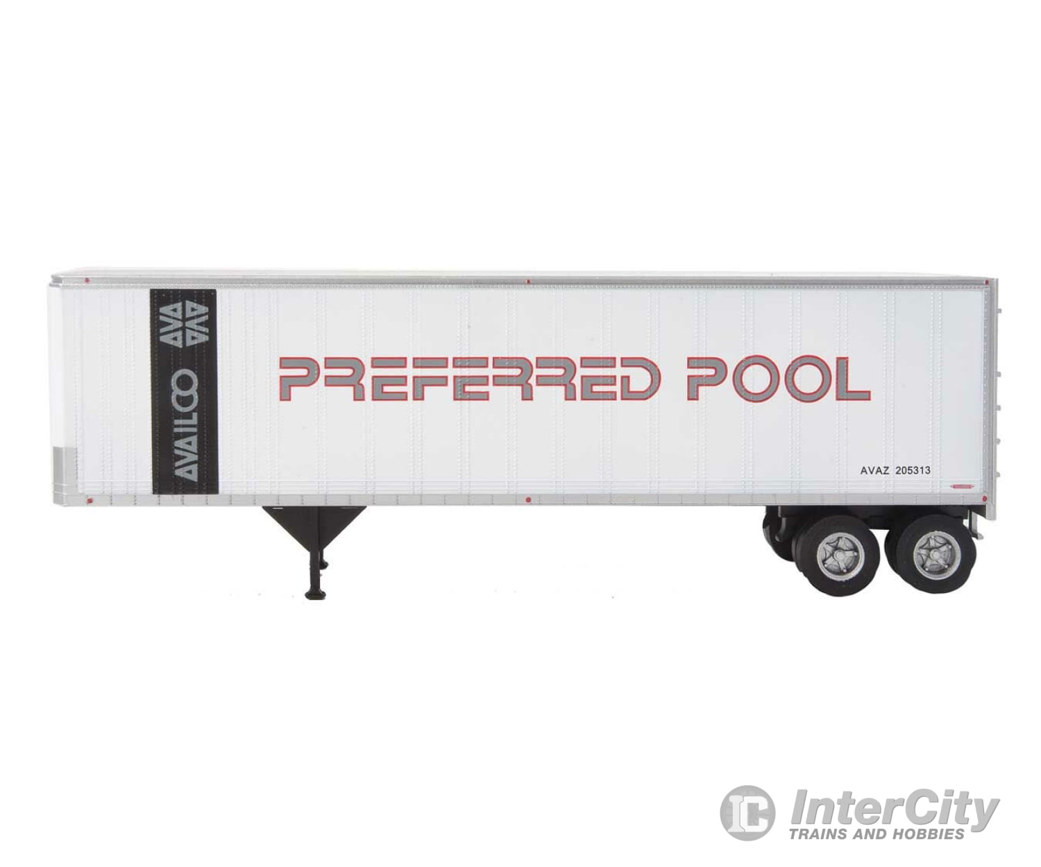 Walthers Scenemaster 2515 40’ Trailmobile Trailer 2-Pack - Assembled -- Preferred Pool (White