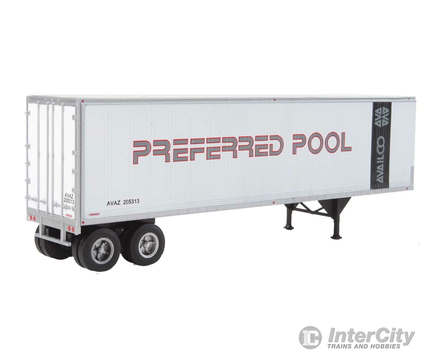 Walthers Scenemaster 2515 40’ Trailmobile Trailer 2-Pack - Assembled -- Preferred Pool (White