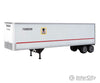 Walthers Scenemaster 2517 40’ Trailmobile Trailer 2-Pack - Assembled -- Us Postal Service (White