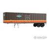 Walthers Scenemaster 2601 Flexi-Van 40’ Trailer 2-Pack - Assembled -- Illinois Central (Diamond