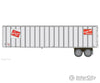 Walthers Scenemaster 2603 Flexi-Van 40’ Trailer 2-Pack - Assembled -- Milwaukee Road #1 (Logo