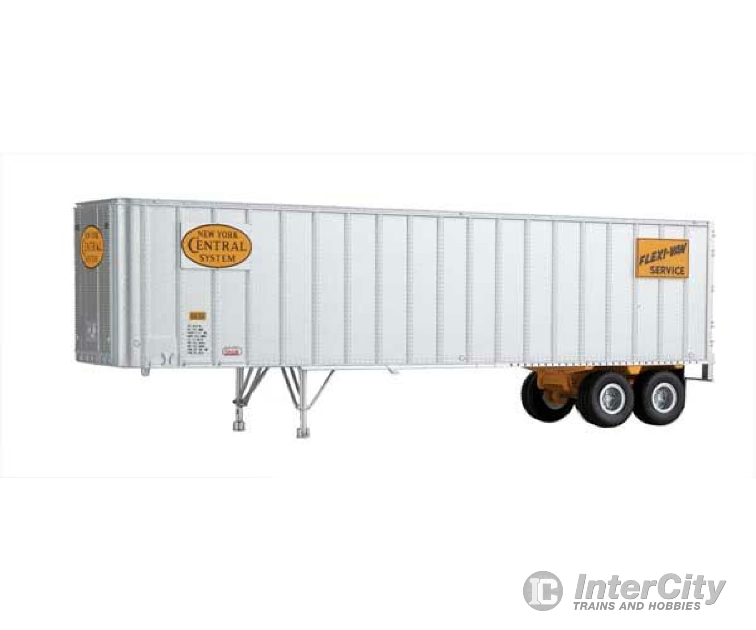 Walthers Scenemaster 2611 Flexi-Van 40’ Trailer 2-Pack - Assembled -- Pittsburgh & Lake Erie