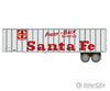 Walthers Scenemaster 2612 Flexi-Van 40’ Trailer 2-Pack - Assembled -- Santa Fe (Piggy Back