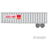 Walthers Scenemaster 2613 Flexi-Van 40’ Trailer 2-Pack - Assembled -- Soo Line (Intermodal