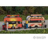 Walthers Scenemaster 2904 Bbq And Taco Food Trailers -- Kit Scenery Details
