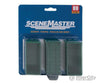 Walthers Scenemaster 4100 Large Dumpsters - Assembled -- Green Pkg(3) Scenery Details