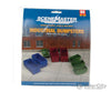 Walthers Scenemaster 4106 Industrial Dumpsters -- Kit - 2 Large Roll-Off Medium 4 Scrap Metal