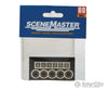 Walthers Scenemaster 4123 Manhole Covers & Sewer Grates -- Etched-Metal - 4 6 Scenery Details