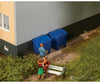 Walthers Scenemaster 4126 Modern Trash Containers Pkg(2) Scenery Details