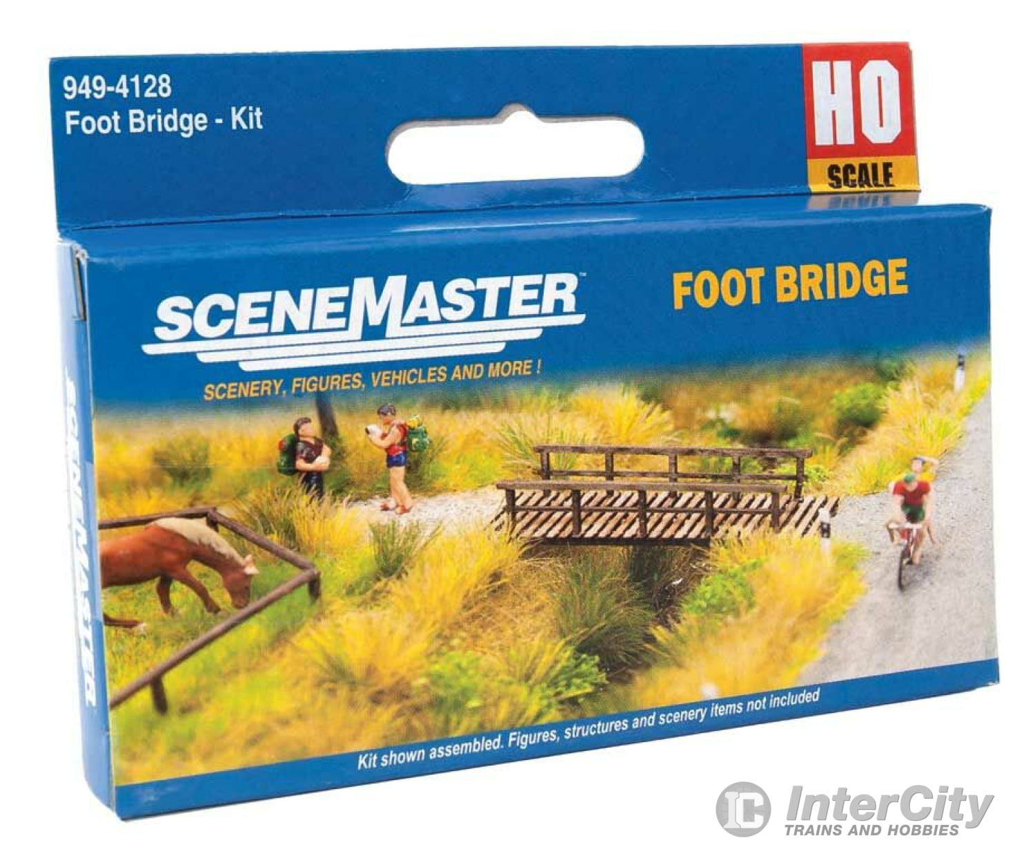 Walthers Scenemaster 4128 Foot Bridge -- Kit - 2-3/8 X 7/8 1/2’ 6 2.2 1.3Cm Scenery Details