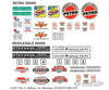 Walthers Scenemaster 4153 Beverage Crates And Bottles -- Pkg(80) - 16 Each Green Brown Black Red