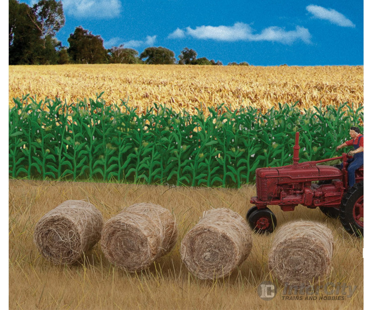 Walthers Scenemaster 4157 Round Hay Bale -- 20-Pack Scenery Details