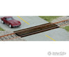 Walthers Scenemaster 4159 Wood Grade Crossing -- Laser-Cut Kit Pkg(2) Scenery Details