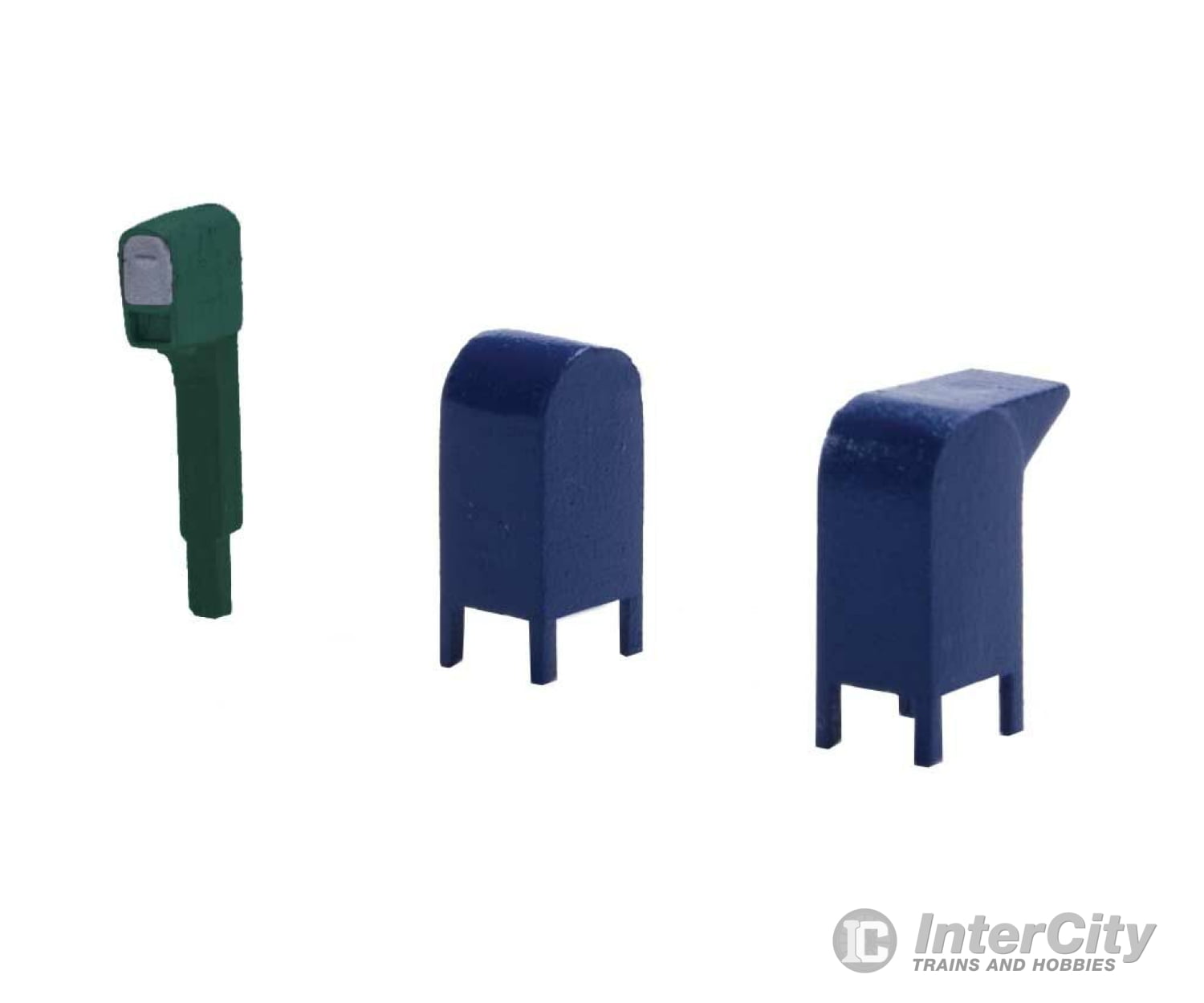 Walthers Scenemaster 4184 Roadside Mail Boxes And City Mailboxes -- Kit Scenery Details