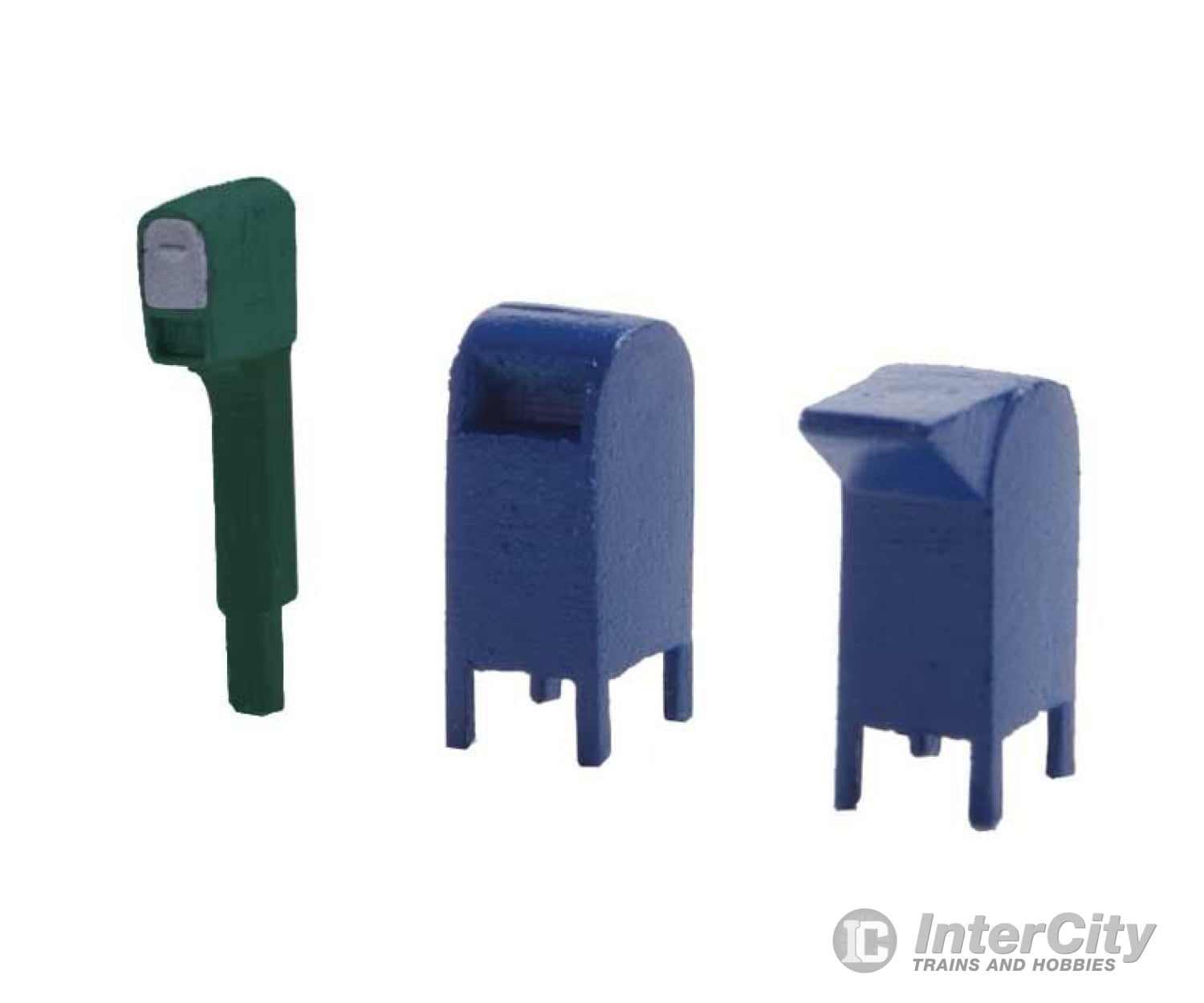 Walthers Scenemaster 4184 Roadside Mail Boxes And City Mailboxes -- Kit Scenery Details