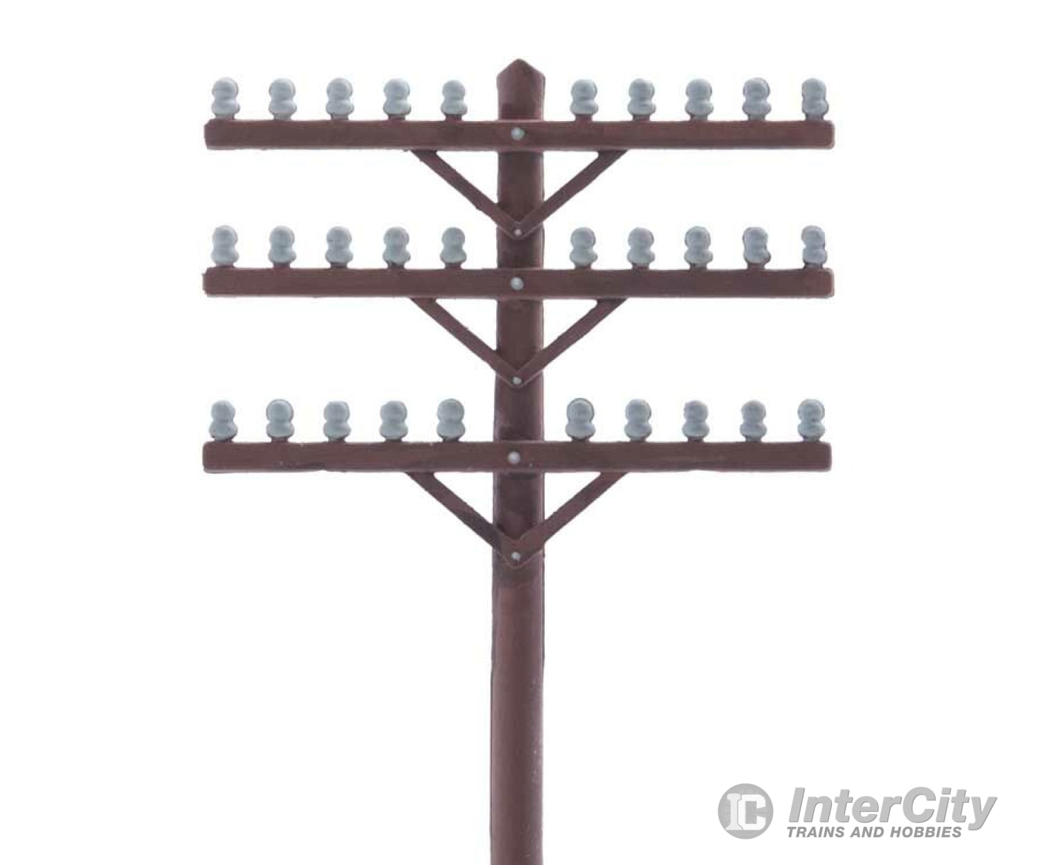 Walthers Scenemaster 4185 Telegraph Poles And Cross Arms -- Kit Scenery Details