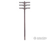 Walthers Scenemaster 4185 Telegraph Poles And Cross Arms -- Kit Scenery Details