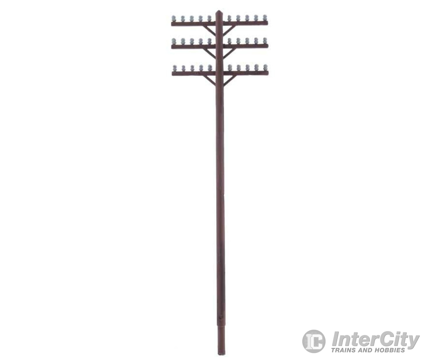 Walthers Scenemaster 4185 Telegraph Poles And Cross Arms -- Kit Scenery Details