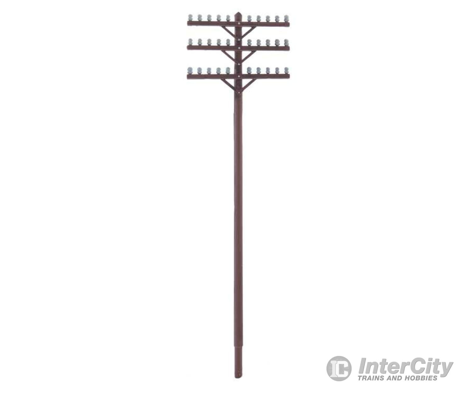 Walthers Scenemaster 4185 Telegraph Poles And Cross Arms -- Kit Scenery Details