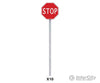 Walthers Scenemaster 4212 Stop Signs Pkg(10) -- 1954-Present (Red White) Scenery Details