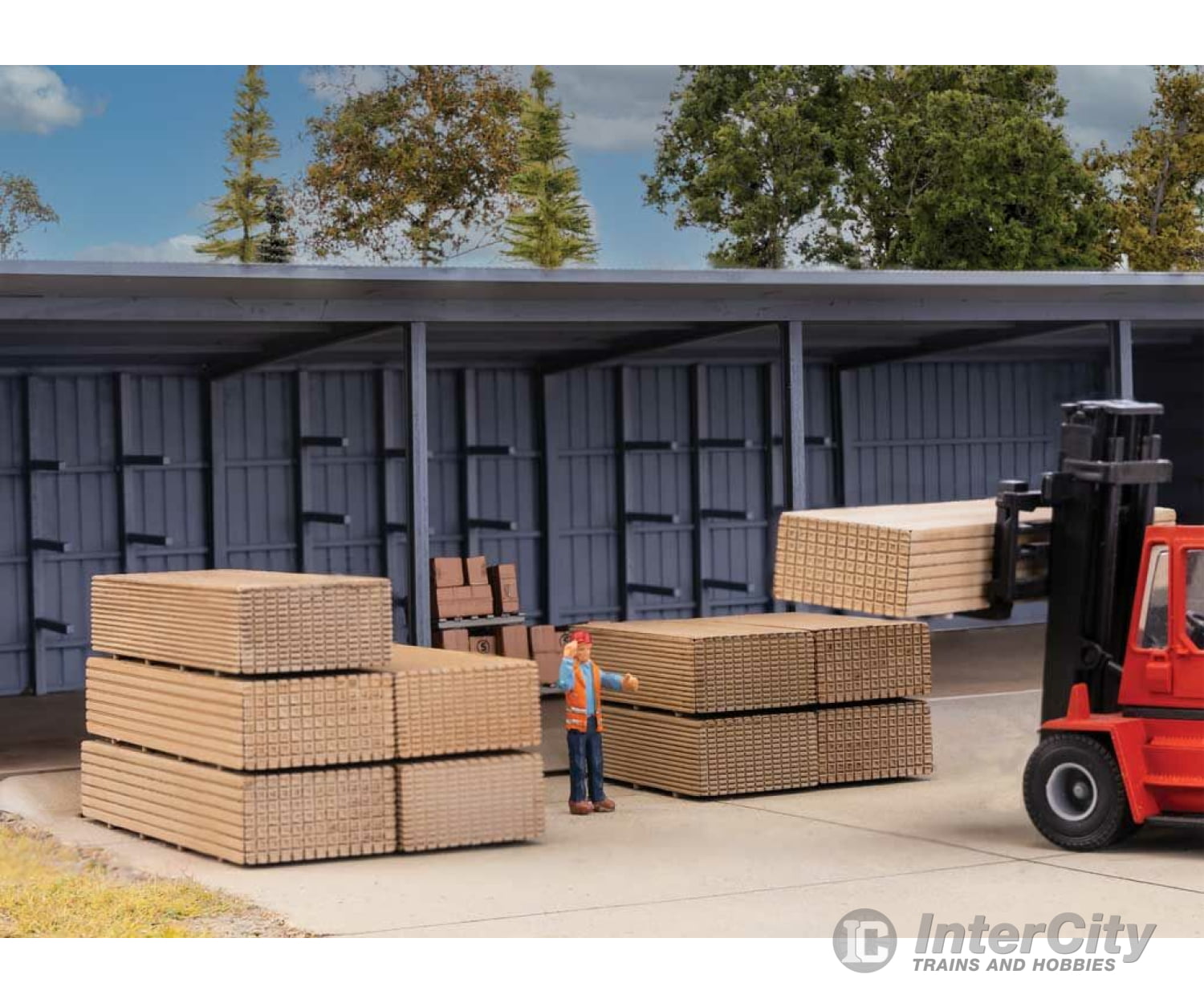 Walthers Scenemaster 4254 Lumber Load Kit Scenery Details