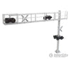 Walthers Scenemaster 4330 Modern Cantilever Grade Crossing Signal -- Two-Lane Signals & Catenary